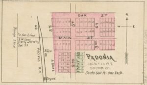 1887 Atlas of Kansas, Padonia, Brown County