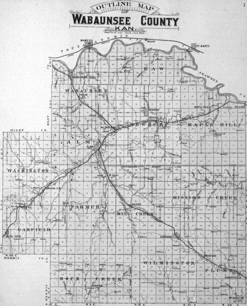1902 Standard Atlas of Wabaunsee County, Kansas