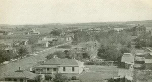 1908 View of North Ashland, Kansas from courthouse