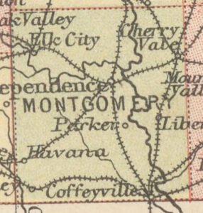 1890 J. B. Lippincott Company Map - Montgomery County