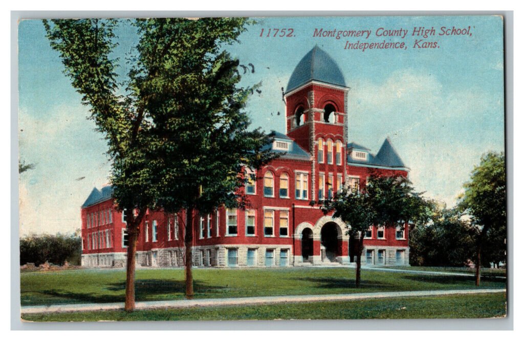 1913 Montgomery County High School postcard