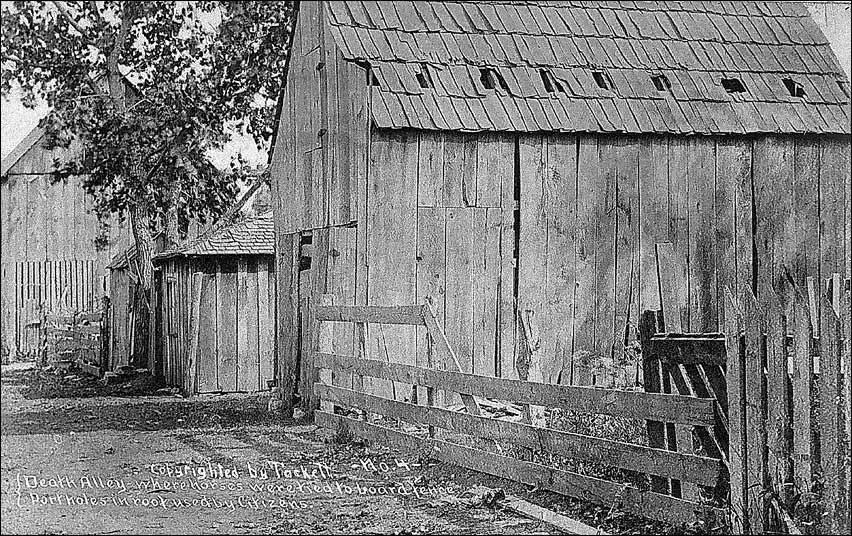 "Alley of Death", Coffeyville, Kansas.